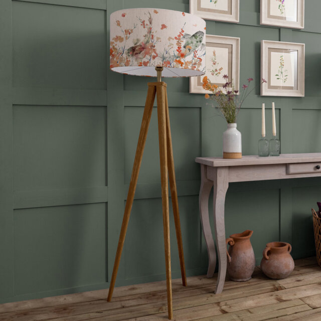 Koi Carp 158cm Brown Tripod Floor Lamp