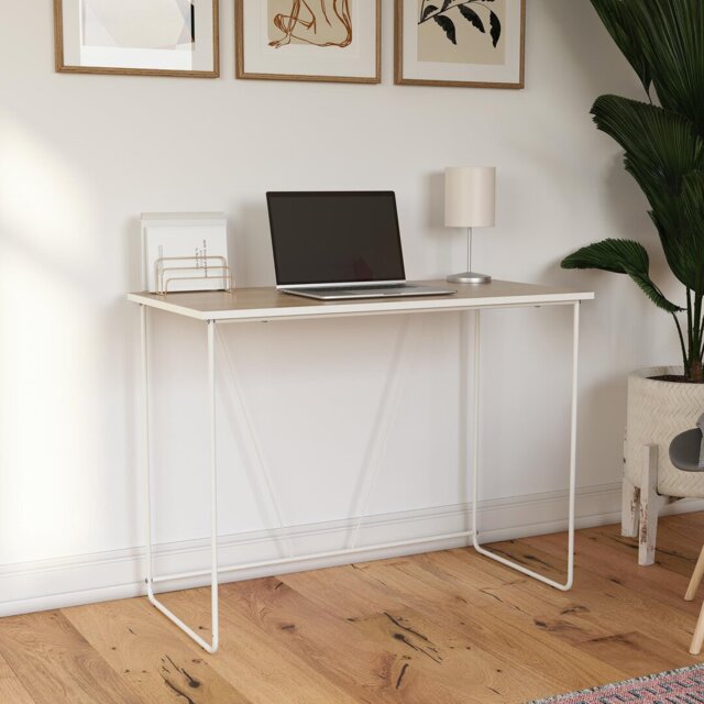 Caedin Metal Base Writing Desk