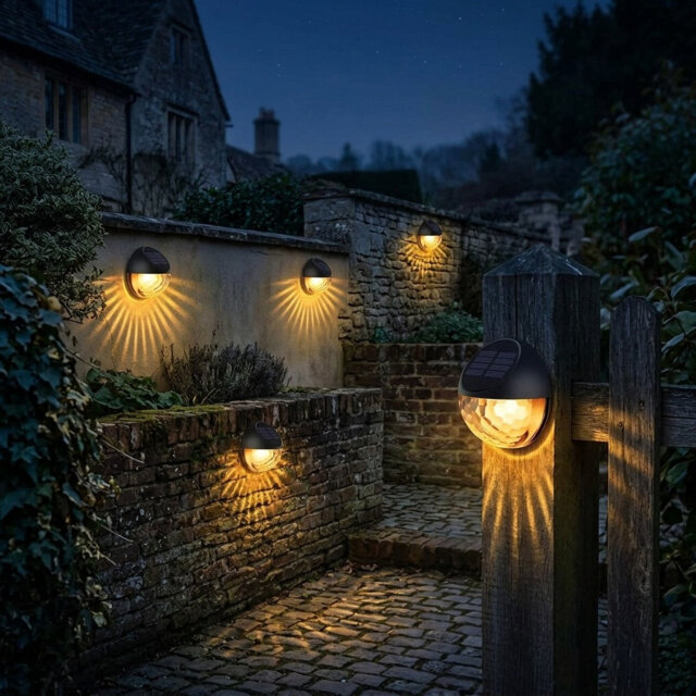 Natural Solar Powered Deck Light