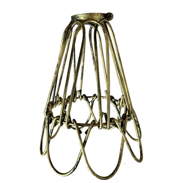 15.5Cm H Metal Novelty Lamp Shade ( Uno ) in Brushed Brass