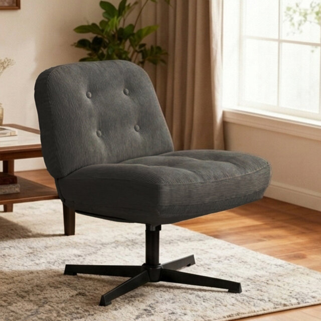 Swivel Office Chair, Wide Cloud-like Seat, 113kg Capacity & Pet-friendly Fabric