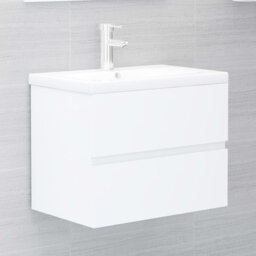 Audis 600mm Single Bathroom Vanity with Integrated Ceramic Basin