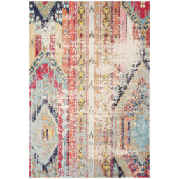 Cressey Looped/Hooked Blue Rug