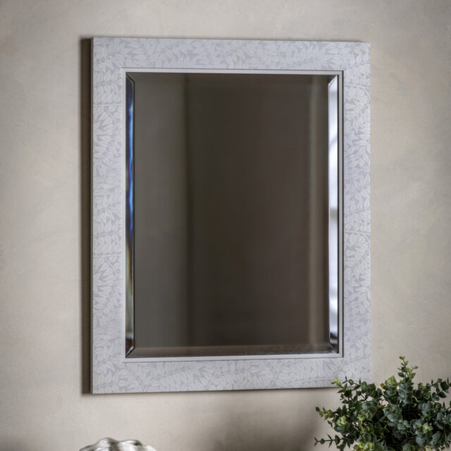 Margret Botanical Rectangle Mirror 51cmx61cm