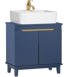 Aayra 60Cm Freestanding Single Bathroom Vanity Base Only