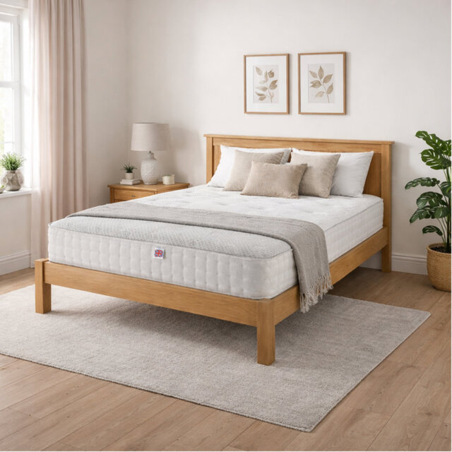 Natural Comfort 1000 Pocket Dual Sided Cashmere Mattress