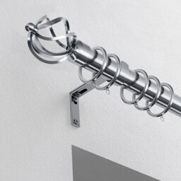 Steel 2.8cm Single Curtain Pole