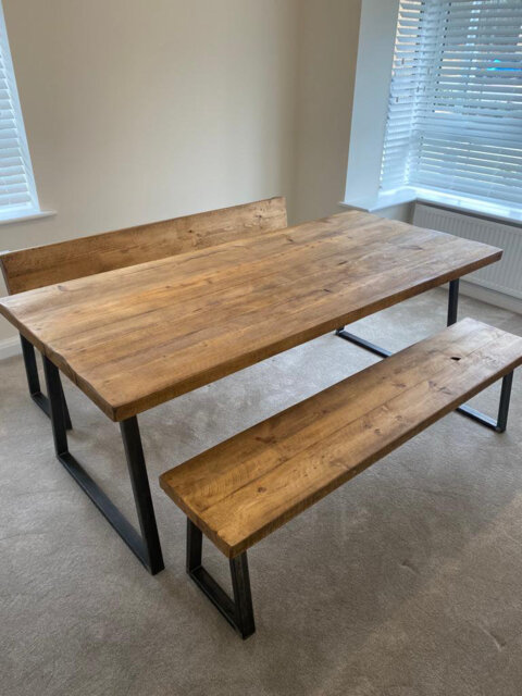 Solid Wood Bench