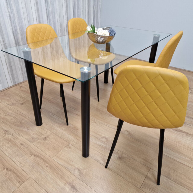 Charlice 4 - Person Dining Set