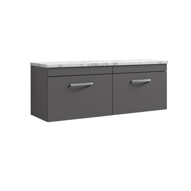 Athena 120.5cm Double Bathroom Vanity Base Only