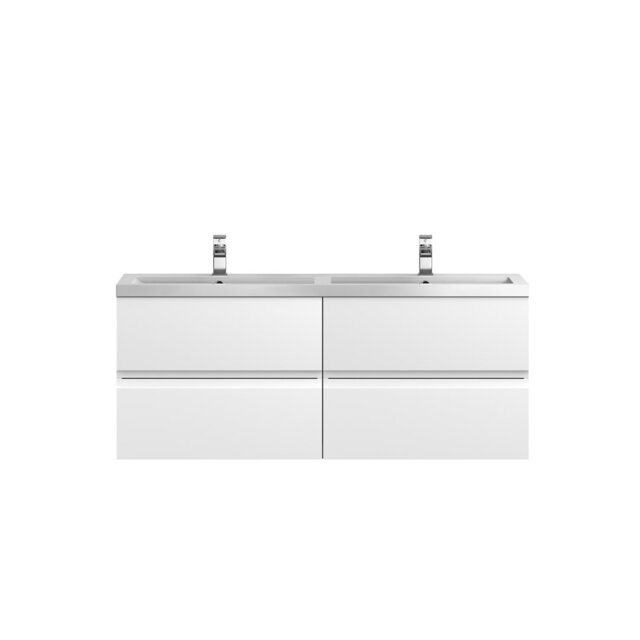 Urban 1205mm Double Bathroom Vanity with Integrated Basin