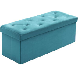 Velvet Storage Bench