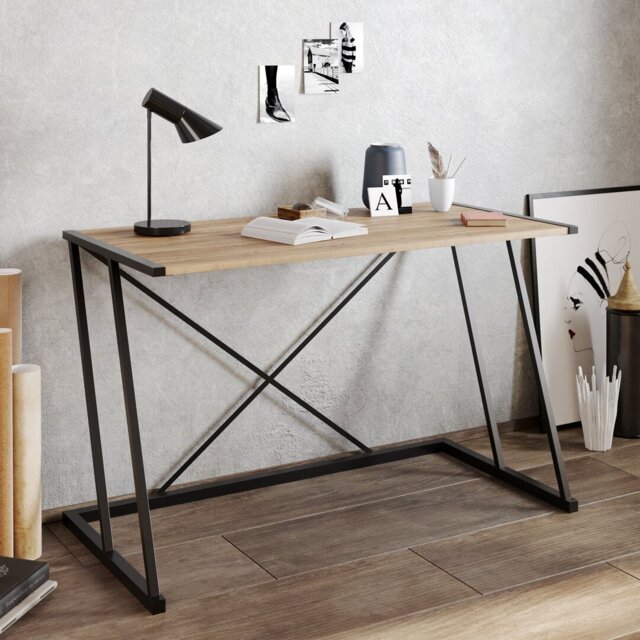 Hawkin 120cm W Rectangular Computer Desk