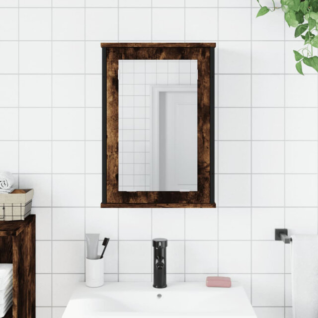 12mm W 60mm H Frame Mounted Medicine Cabinet Mirror