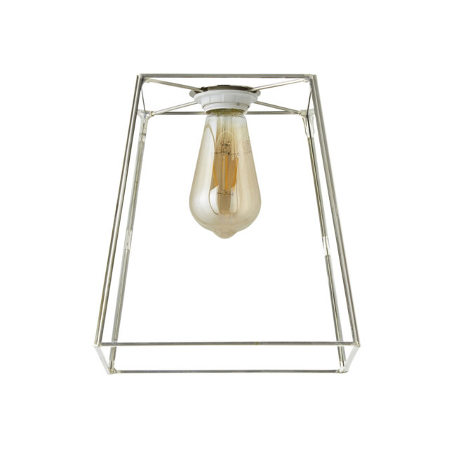 19cm H Glass Square Lamp Shade ( Clip On )