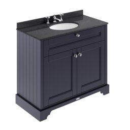 Old London 1020mm Single Bathroom Vanity with Integrated Stone Basin
