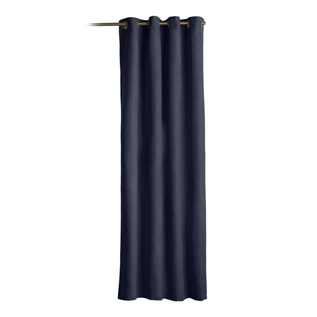 Nalaiyah Velvet Chenille Thermal Eyelet Ring Top Door Curtain