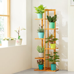 Alexander Free Form Multi-Tiered Wooden Plant Stand