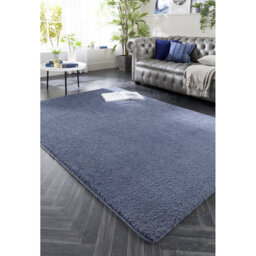 My Lux Deep Pile Smoke Blue Rug