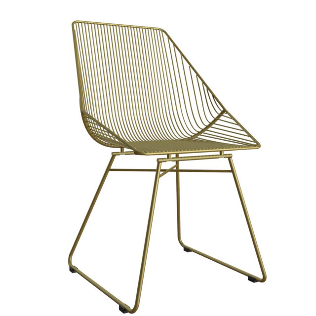46cm H Slat Back Side Chair