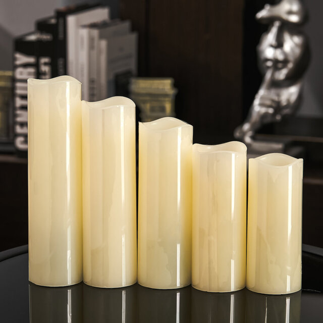 Unscented Pillar Candle