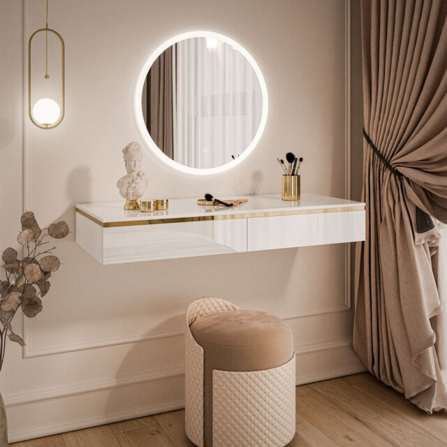Hamont Dressing Table with Mirror