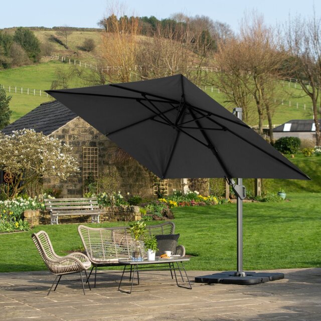 Batson 3.5m x 2.6m Rectangular Cantilever Parasol