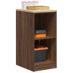 Solid Wood Single Storage Cabinet ( 85cm H x 40cm W x 51cm D)