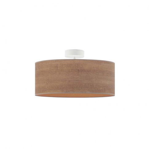 Bishock Fabric Semi Flush Mount
