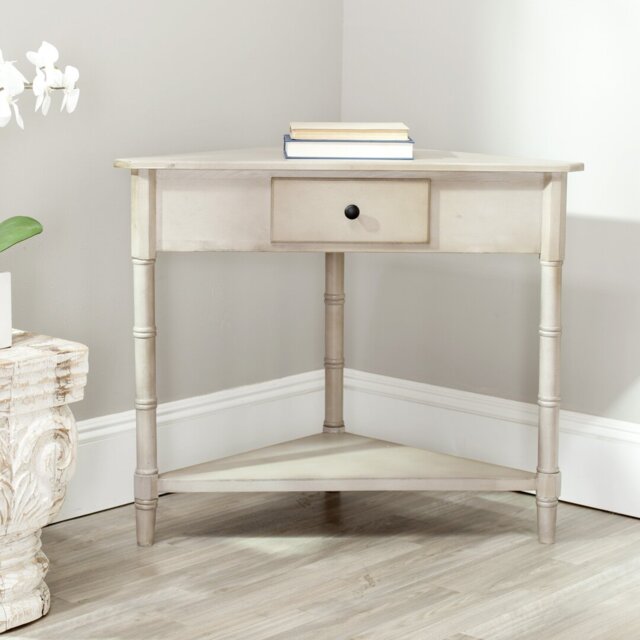 Meaux 86.11cm Solid Wood Console Table