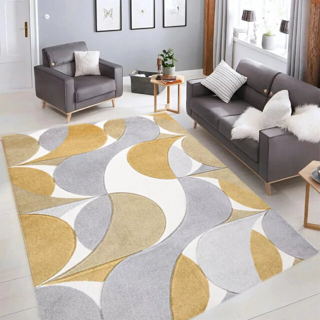 Abdul-Muizz Abstract 80cm X 150cm Indoor / Outdoor Area Rug