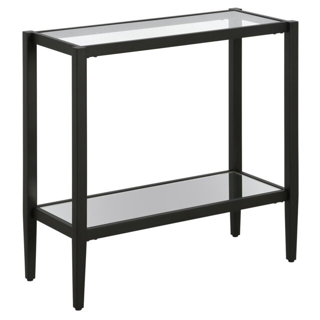 Hera Glass Top End Table