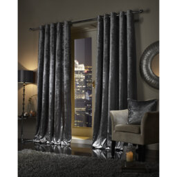 Sergey Velvet Semi Sheer Curtain Pair