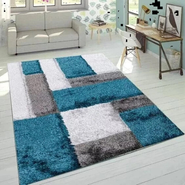 Modern Stylish Large Shaggy Area Rugs Hallway Living Room Bedroom Carpet Mats*
