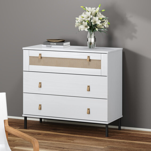 Burslem 90cm Solid Wood Sideboard