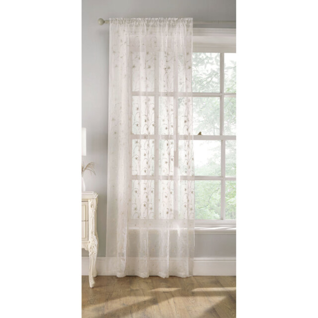 Bonilla Belle Voile Slot Top Sheer Curtain