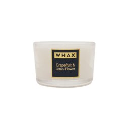 Grapefruit And Lotus Flower Scented Jar Candle with Glass Holder