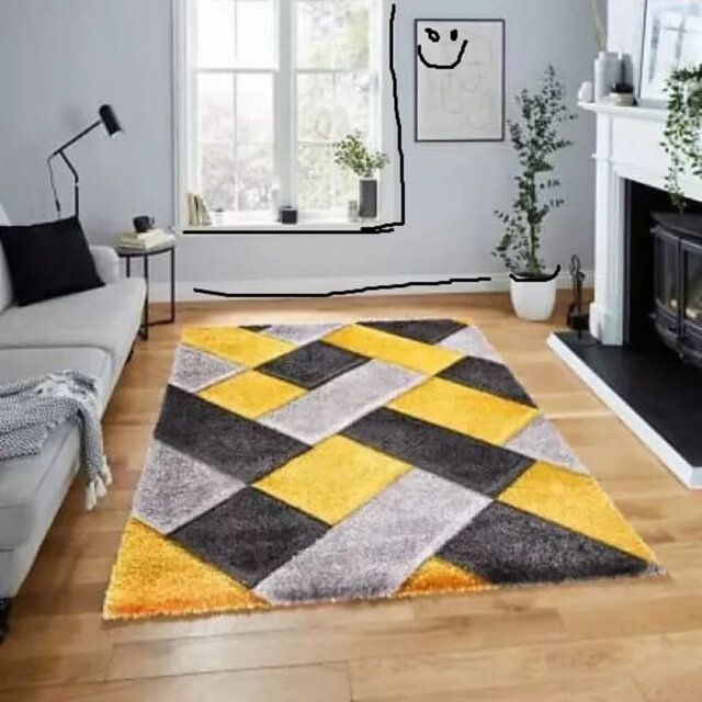 Modern 3D Shaggy Rugs Geometric Carved Design Large Area Rugs Soft Thick Fluffy Rug For Living Room Bedroom Small Floor Mats