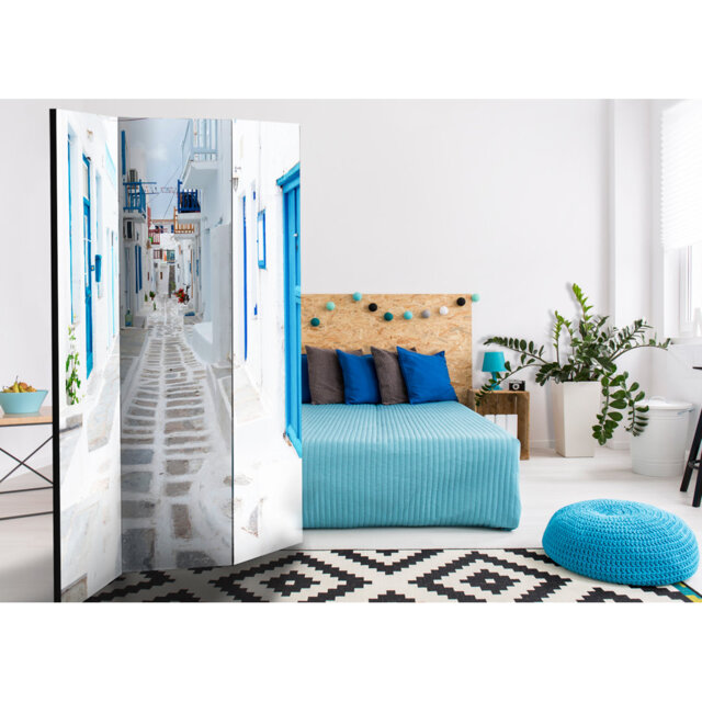 135cm W x 172cm H 3 - Panel Acoustic Room Divider Folding Room Divider