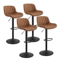 Adjustable Height Swivel Bar Stool