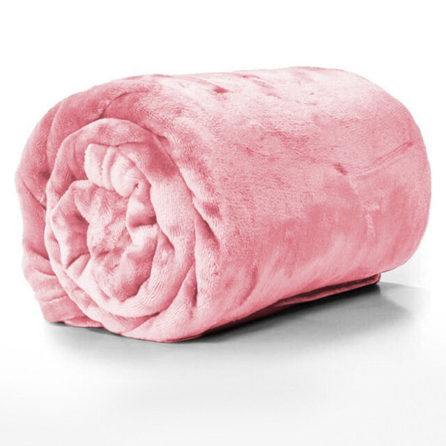 Carsonhill Reversible Mink Faux Fur Plush Fleece Throw/ Blanket