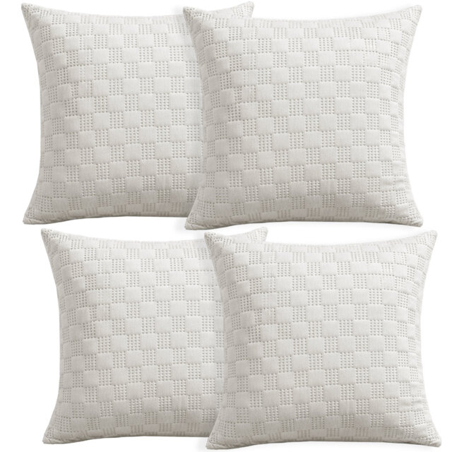 Aspire Homeware Embossed Square Velvet Cushion Covers
