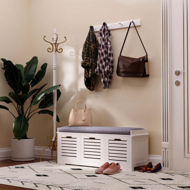 3 Pair Shoe Storage Bench