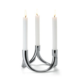 Stainless Steel Floor Candlestick