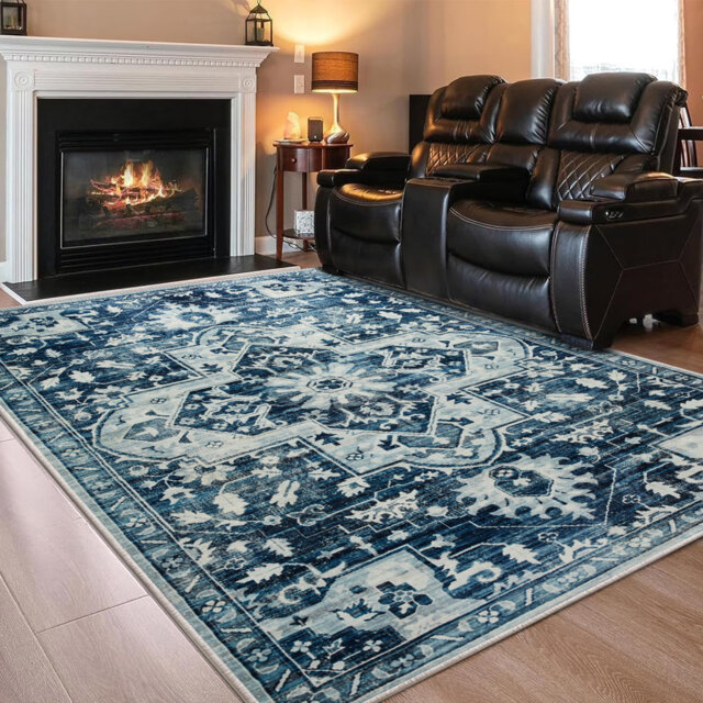 Luxury Cashmere Area Rug – Ultra-Soft, Cozy, Fade-Resistant Floor Rug For Living Room & Bedroom Decor