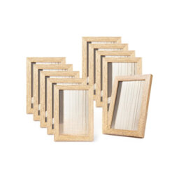 Beige MDF Picture Frame - Set of 10