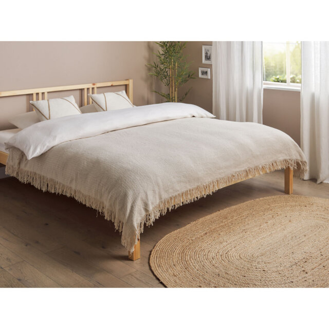 YERBENT Cotton No Pattern Bedspread