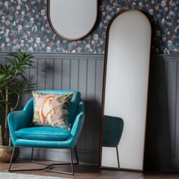 Derlyum Metal Flat Wall Mirror