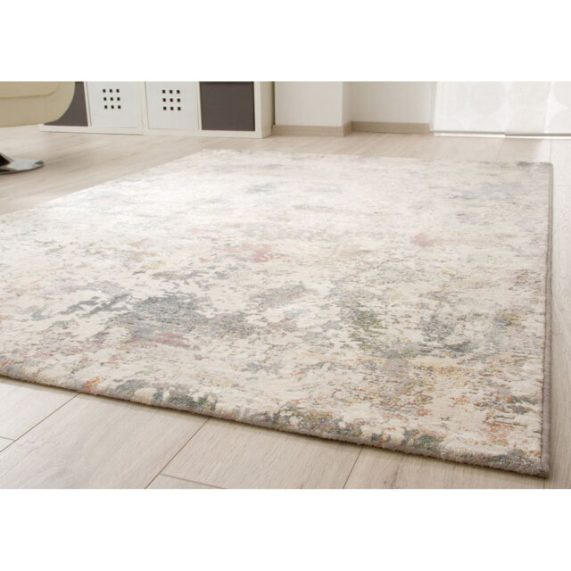 Gibsonia Short-pile - Flatweave Rug for the living room in a vintage colourful look