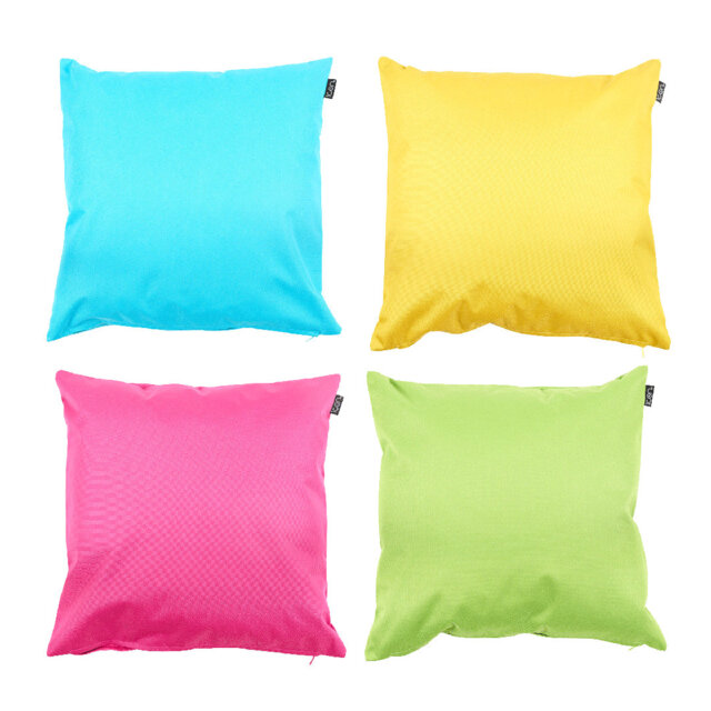 Bean Bag Bazaar Colourful Indoor-Outdoor Cushions, Multicoloured